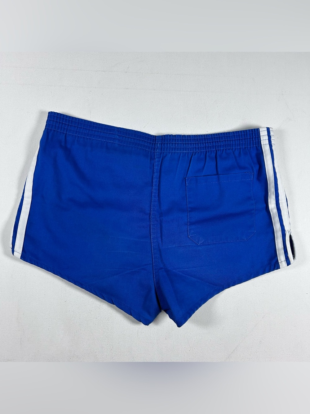 adidas Men's Athletic Shorts - Red & Blue with White Stripes - Picture 7 of 9
